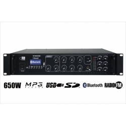 Nagłośnienie naścienne RH SOUND ST-2650BC/MP3+FM+BT + 12x BS-1050TS/W